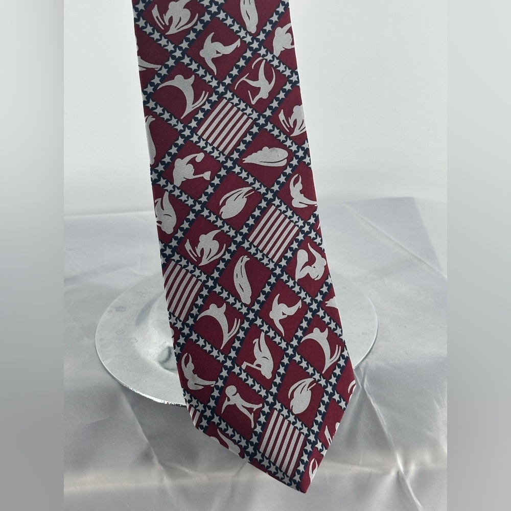 RARE 1998 US Winter Olympic Team Logo Men's Silk Necktie Limited Edition